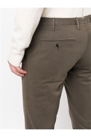 Brown stretch-cotton trousers PT TORINO | COKTZEZ00CL1NK03Y180